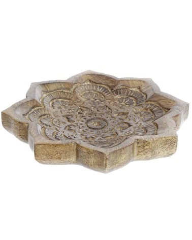 Bandeja vaciabolsillos de madera mango mandala floral