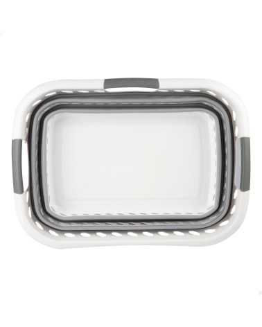 Cesta plegable 40 litros, 61x43x28 cm, Plegado compacto, Sin BPA, Caja de almacenamiento portátil, Cesto ropa sucia plegable