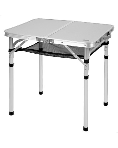 Mesa Maletin Plegable para Camping de 60 x 45 x 56 cm , Tablero MDF, Estructura Aluminio, Soporta 30 kg