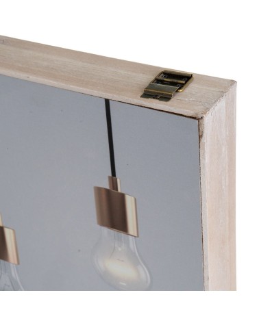 Tapa contador de luz o cubrecontador electricos de madera lamparas de 46x6x32 cm