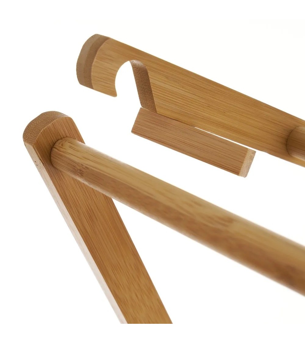 Tendedero Plegable Bambú 105 cm — Importadora USA