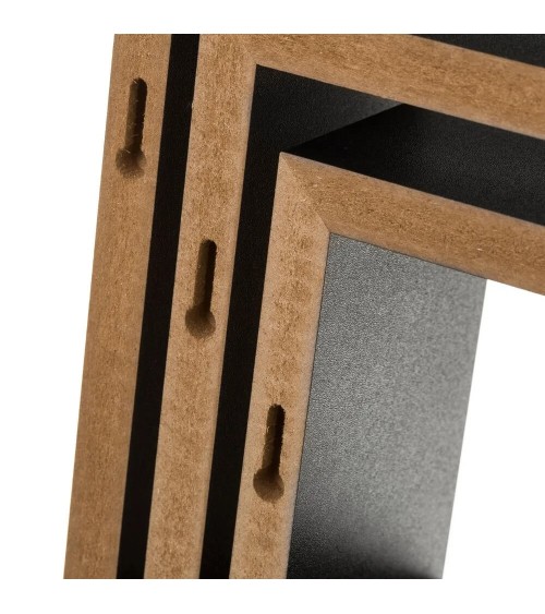 Estantería Cubo de Madera MDF Negra y Beige contemporánea, de