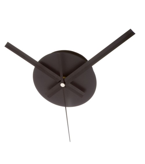 Reloj de pared adhesivo efecto madera de 60 cm - DCasa - 1 unidad