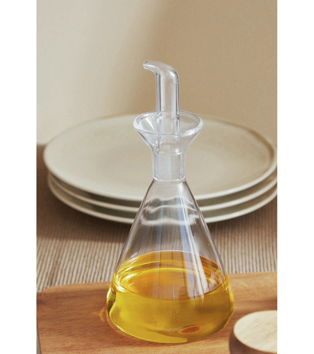 Aceitera antigoteo cristal clasicos para mesa de cocina de 250 cc